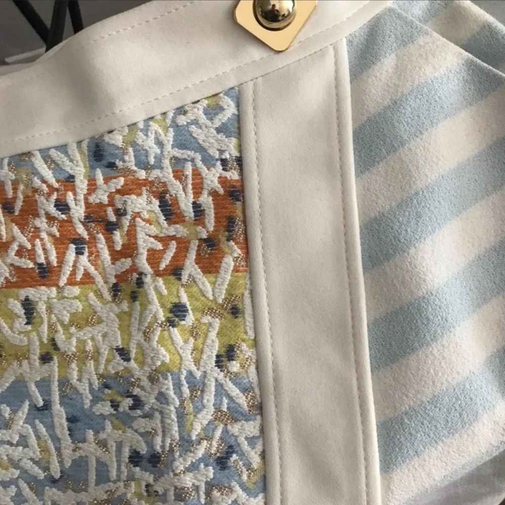 Authentic Peter Pilotto Colorful Patterned Mini Skirt With Pockets size 2 - Picture 10 of 16